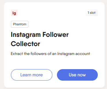 Collecter des followers Instagram